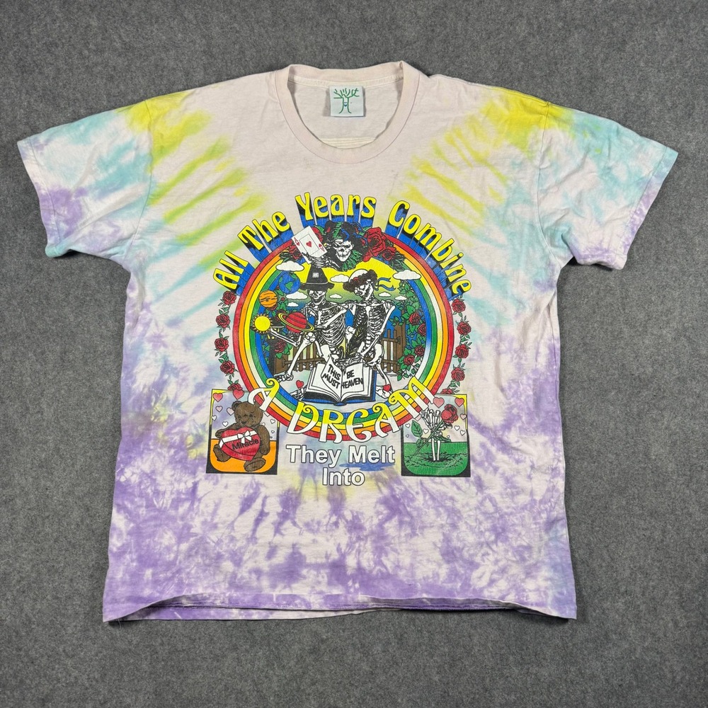 Online Ceramics Shirt Mens XXL Multi Tie Dye Grateful Dead All The Years Combine